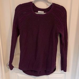 Plum winter sweater